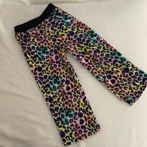 Girls colorful leopard print pants